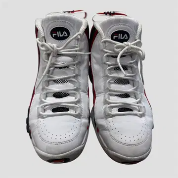 FILA 하이컷 스니커즈 화이트/네이비/레드 농구화