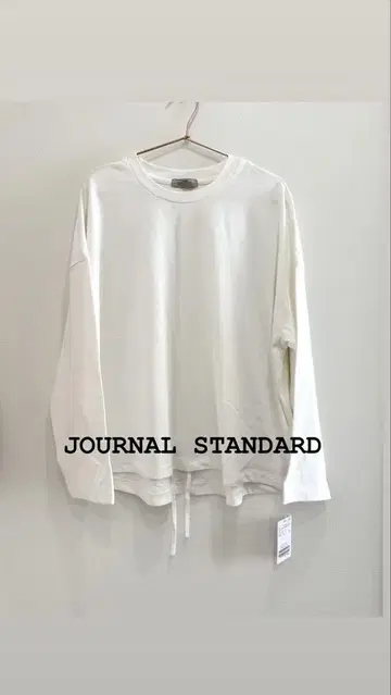 JOURNAL STANDARD 화이트 긴팔 T셔츠