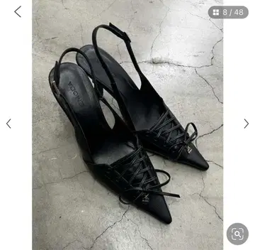 EMODA 레이스업 리본 펌프스 L 사이즈