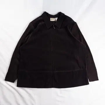 빈티지 구제 의류 90s 벨로아 드레이프감 니트 슬리브 자켓