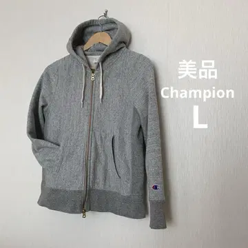 새상품급*Champion *그레이 *지퍼 후디