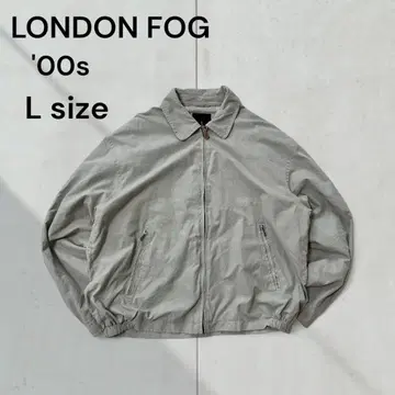 LONDON FOG 나일론 자켓 L 00s 그레이 베이지 레어