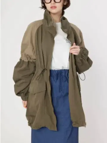 로데오 크라운 와이드 보울 스탠드 넥 모즈 코트