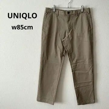 유니클로 남성용 치노 팬츠 허리 82cm 베이지