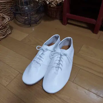 Samansa Mos2 화이트 플랫슈즈 L 사이즈 미사용 새상품