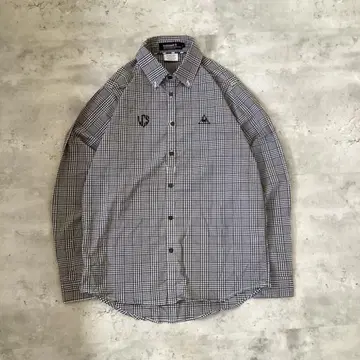 lecoq sportif 르꼬끄 스포르티브 긴팔 셔츠 깅엄 체크