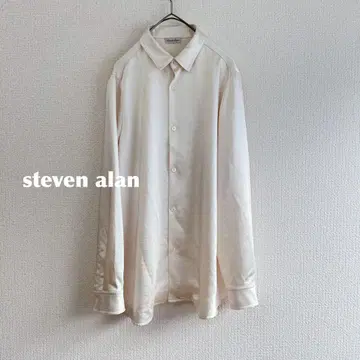 steven alan 새틴 셔츠 m105