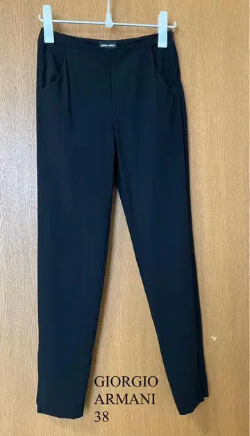 조르지오 아르마니 블랙 슬랙스 38