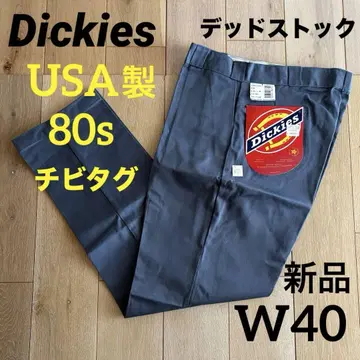 80s USA제 디키즈 874 데드스탁 W40 치비택 그레이