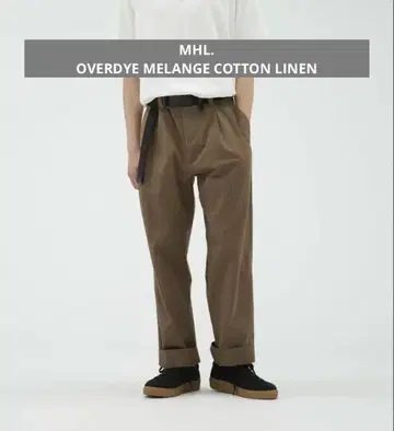 MHL. 오버다이 멜란지 코튼 린넨 M 사이즈
