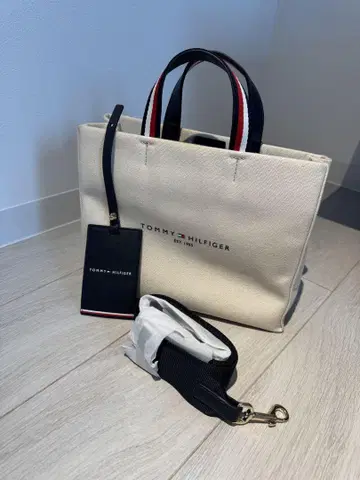 TOMMYHILFIGER 미디엄 쇼핑 토트백 숄더