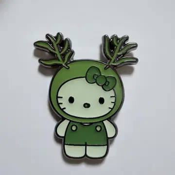 1새상품 오사카 간사이 만국박람회 일본관 모스키토 키티 시크릿 핀 배지