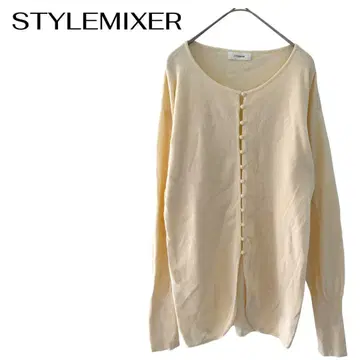 STYLEMIXER 긴팔 상의 긴 길이 빅 비즈니스 데이트 심플