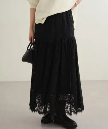 [ 새상품 ] Loungedress 빈티지 스타일 레이스 스커트