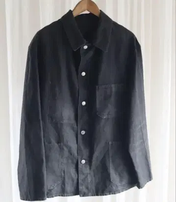 Apresse vintage black linen coverall 3