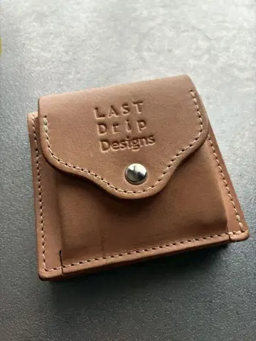 LAST DRIP Designs 가죽 미니 지갑