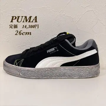 새상품 [ PUMA ] 푸마 스웨이드 XL 스니커즈 블랙 26cm
