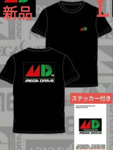새상품 MEGA DRIVE 메가 드라이브 T셔츠 L MDt 돈키 한정판