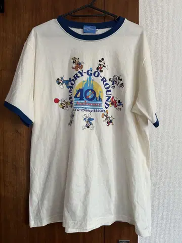 도쿄 디즈니 리조트 40주년 T셔츠 LL 사이즈
