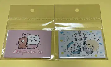 치이카와 (먼작귀) Chiikawa Baby 스퀘어 마그넷 2개 세트