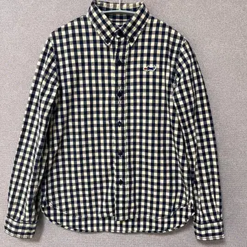 TIGRE BROCANTE 인디고 체크 셔츠