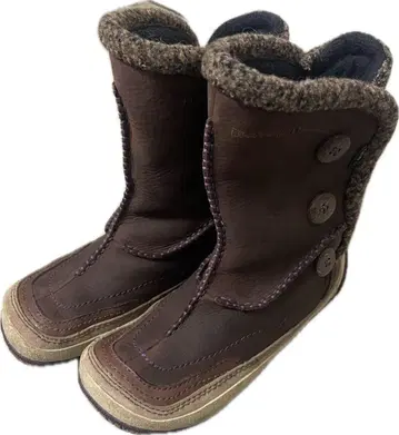 머렐 MERRELL 숏부츠 버튼 사이드 고어 브라운 브라운