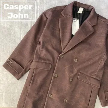 [ 택 포함 새상품 ] 캐스퍼 존 멜톤 더블 체스터 코트 [ L ]