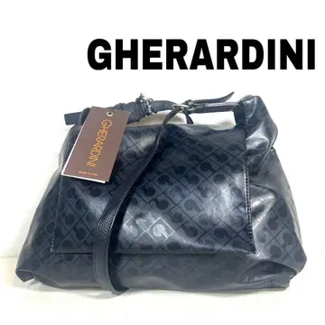 [ 택 포함 ] GHERARDINI 게라르디니 숄더백 블랙 올 패턴