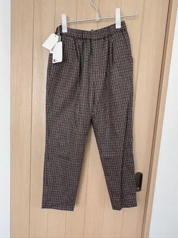 MORRIS & SONS 체크 무늬 팬츠 사이즈 0