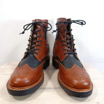 새상품급 노브랜드 블랙 브라운 투톤 카우보이 부츠