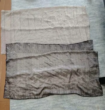 100% 실크 대형 스톨