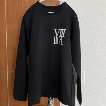 샤리프 QUILT JQ L/S PO Black 1 긴팔 티셔츠