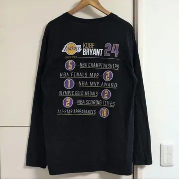 코비 브라이언트 양면 프린트 롱T NBA 레이커스 구제 의류