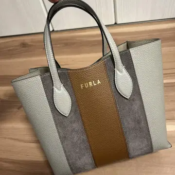 FURLA 그레이 브라운 핸드백
