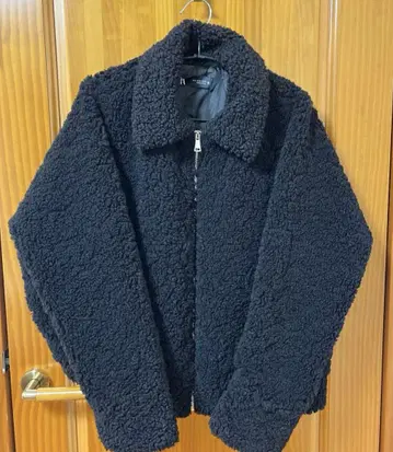 ZARA 블랙 푸들 보아 자켓