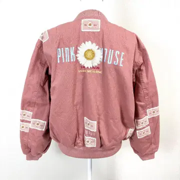 PINK HOUSE 집업 블루종 네임 와펜 마가렛