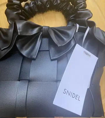 미사용 새상품! SNIDEL 리본 포함 핸드백
