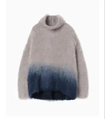마메쿠로구치 mame Fur Knitted High Neck Top