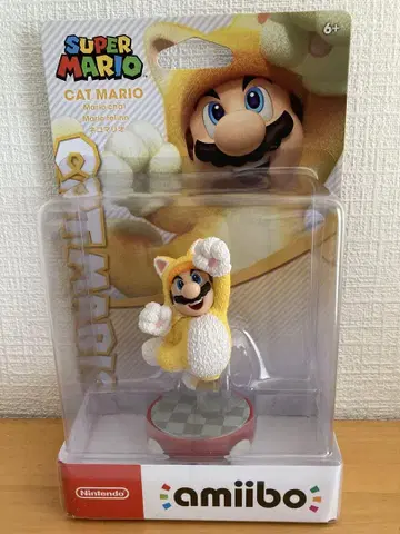 [ 새상품 미사용 ] amiibo 네코마리오 캣마리오 ( 고양이마리오 )