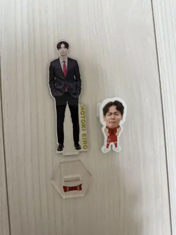 나가츠유 모토키 아크릴 스탠드 클립 세트
