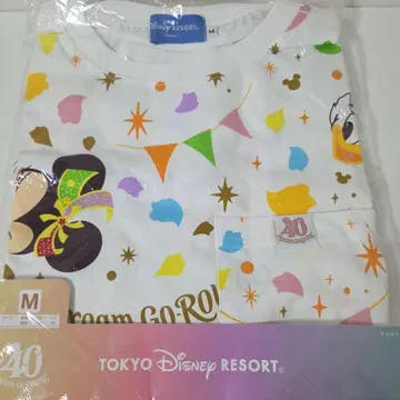 TOKYO DISNEY RESORT 40주년 기념 T셔츠 M