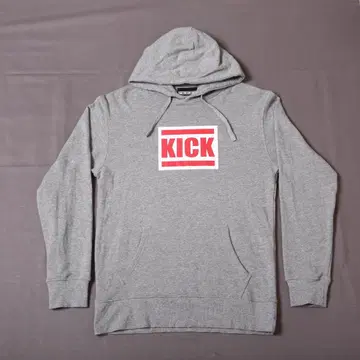 KICK THE CAN CREW 킥더칸크루 그레이 L 후드티