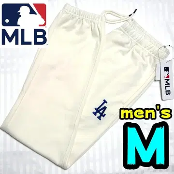 [새상품] 다저스 스웨트 팬츠 M 남성용 아이보리 MLB 공식 LA