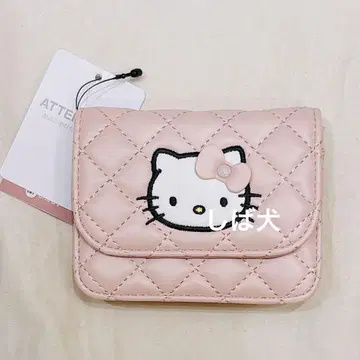 HELLO KITTY 퀼팅 카드 케이스 키 참 로리즈팜