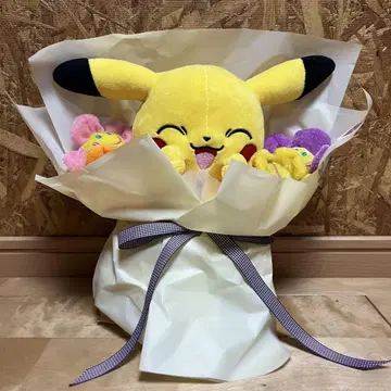 피카츄 봉제 인형 꽃다발