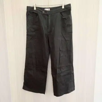 GARCON deux 팬츠 와이드 팬츠 스트레이트 팬츠 블랙 XL