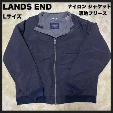 [ USED ] 랜즈 엔드 나일론 자켓 블랙 L 사이즈