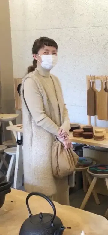 R&D.M.Co 올드맨즈테일러 울 모헤어 롱 니트 베스트