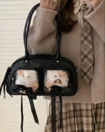 새상품 SHEIN 이타백 이타백 숄더 리본 블랙 숄더 핸드백