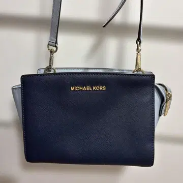 MICHAEL KORS 네이비 숄더백